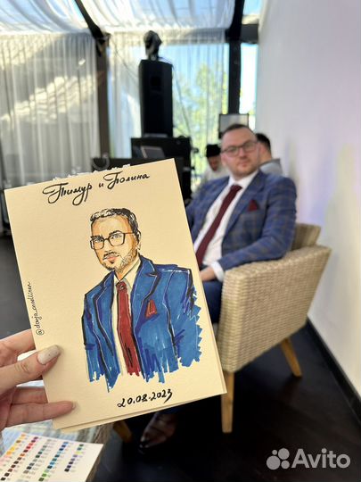 Художник на мероприятие, ивент иллюстратор,шаржист