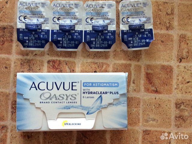 Линзы acuvue oasys astigmatism -3,5
