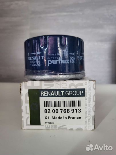 Фильтр масляный Renault