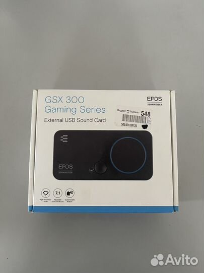 Звуковая карта Epos GSX 300 с дефектами