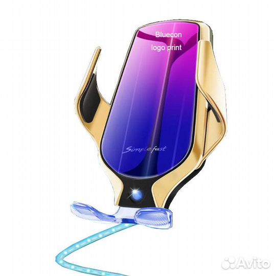 Автомобильный держатель с беспроводной зарядкой