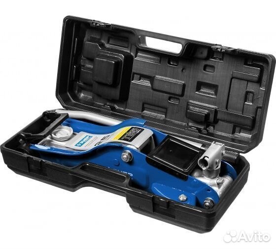 Подкатной домкрат зубр Т-65, 2.5т, 90-360мм, кейс