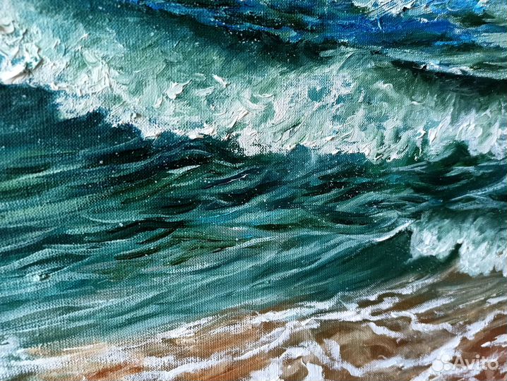 Картина маслом Море