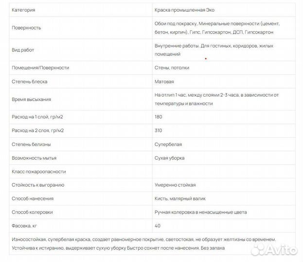 Краска для стен и потолков