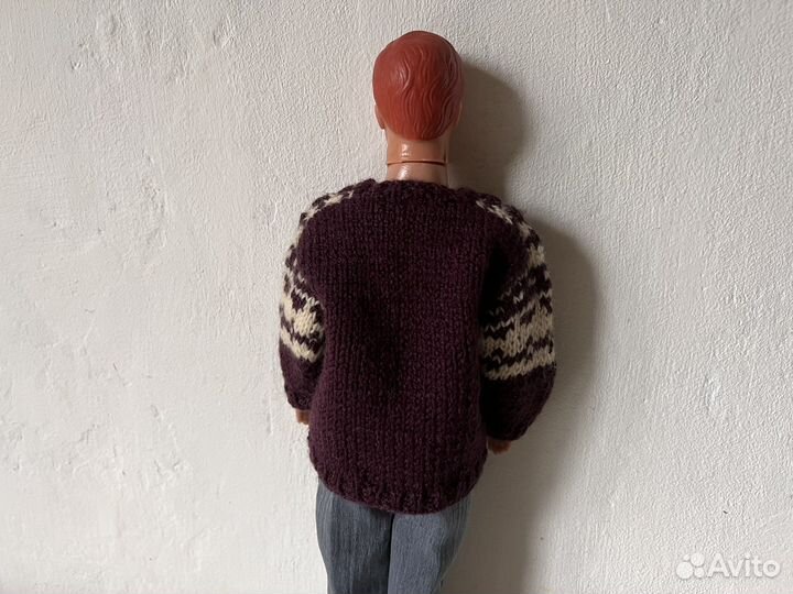 Одежда для кена. Свитер на куклу мужчину