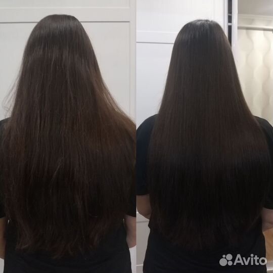 Кератиновое выпрямление, ботокс волос