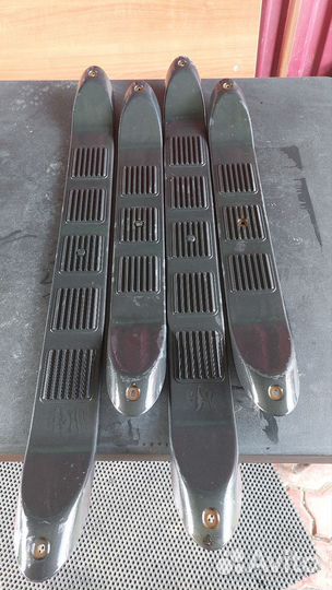 Накладки на подножки Паджеро Спорт 2