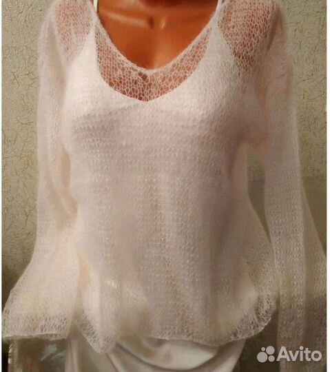 Вязание на заказ/джемпер/паутинка