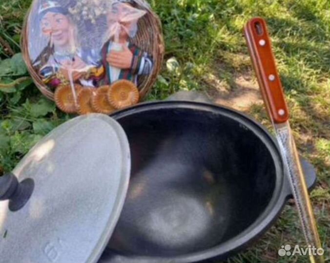 Казан чугунный 6 литров