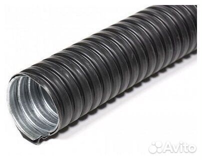 Металлорукав в пвх изоляции мрпи нг 20 d20мм без протяжки черн. (уп.50м) гофроматик/зэтарус zeta4222