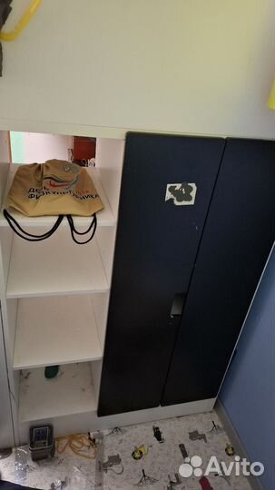 Шкаф-стеллаж от кровати-чердака Стува Икеа