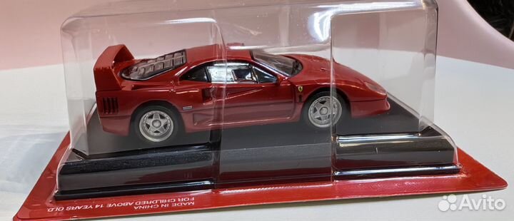 Модель машинки 1 43. Феррари ferrari F 40