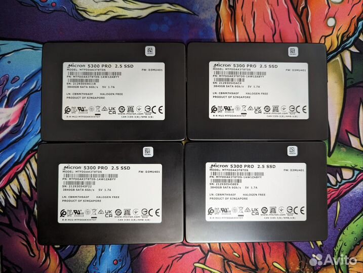 SSD Micron 5300 PRO 4tb