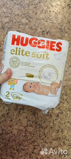 Подгузники huggies elite soft 2
