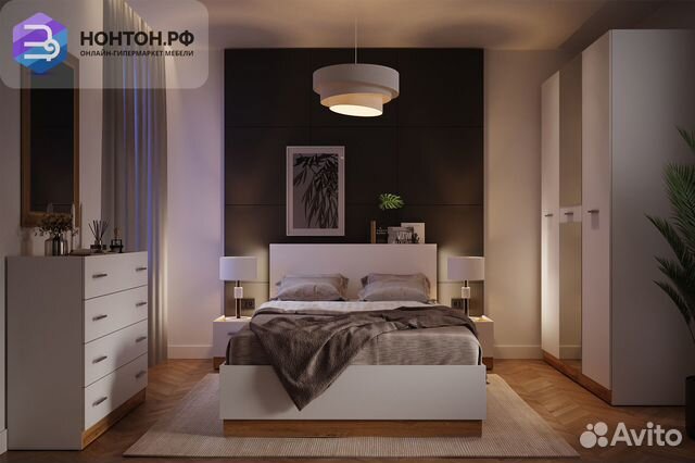 Спальня Fresco белый / дубвотан