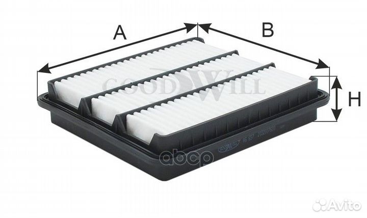 Фильтр воздушный Geely Atlas Geely Atlas AG657