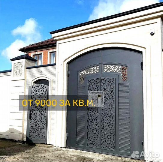 Ворота в классическом дизайне на заказ