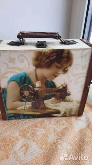 Кейс для рукоделия с красивым винтажным фото