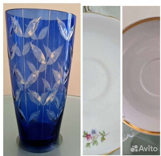 Ваза СССР, блюдца