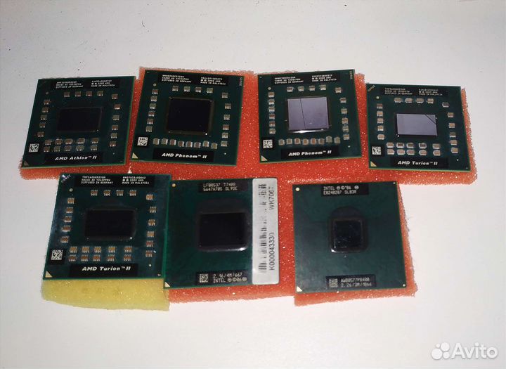 Процессоры для ноутбуков