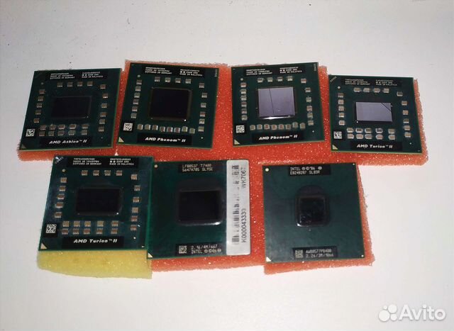 Процессоры для ноутбуков