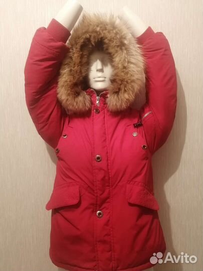 Подростковый пуховик рост 122 б/у