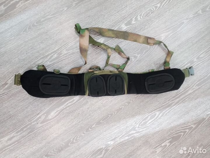 Разгрузочный пояс с лямками и капами