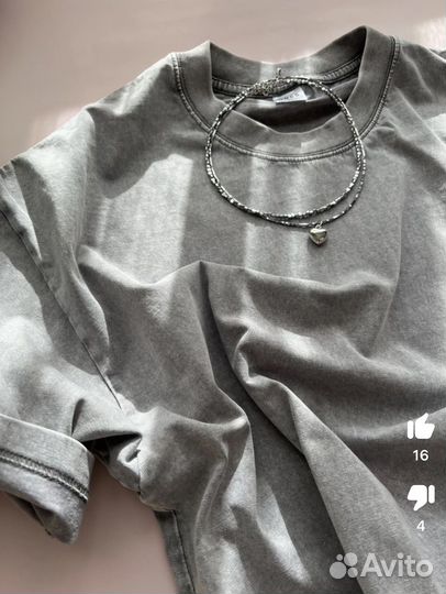 Футболка оверсайз 42-44