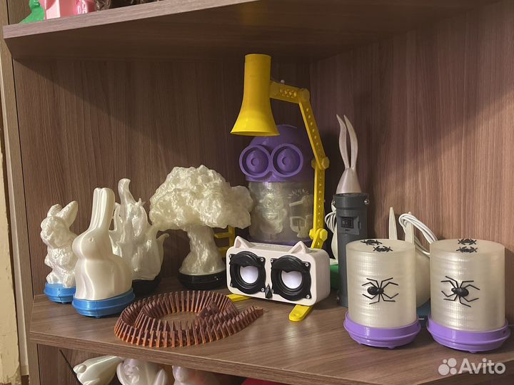 3д поделки (копилки,светильники,и разное)