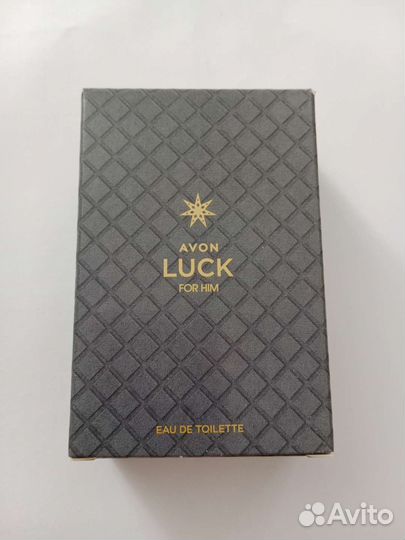 Мужская туалетная вода avon luck for him, 30 мл