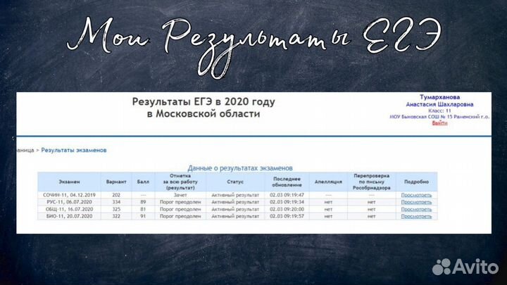 Репетитор по биологии (дистанционно)