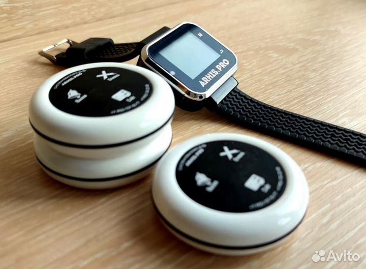 Кнопка вызова персонала, официанта, часы-пейджер