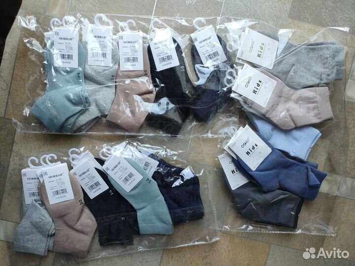 Носки детские набор 10 пар 1-3 новые