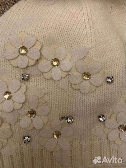 Шапка зимняя для девочки 52-54