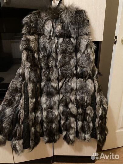 Жилет из чернобурки