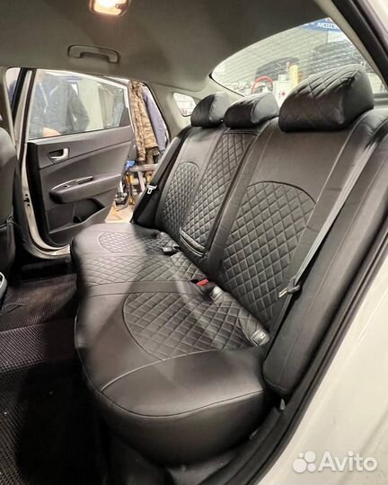 Авточехлы из экокожи KIA Optima