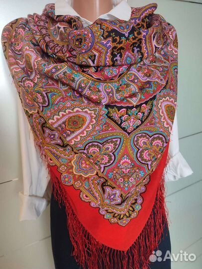 Новые павловопосадские платки 125х125