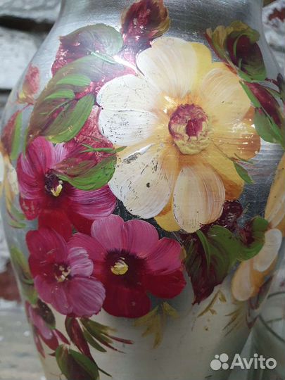 Ваза с ручной росписью