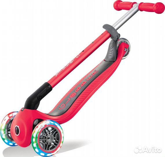 Самокат трехколесный Globber primo foldable lights