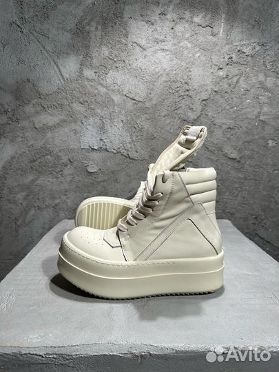 Rick Owens Geobasket Mega Bumper Sneakers