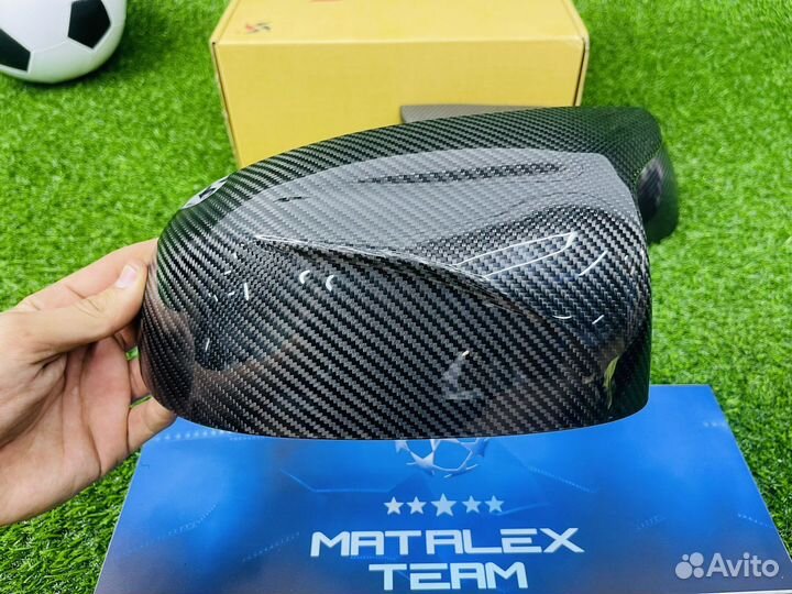 Ннакладки зеркал BNW X5 F95 сухой карбон