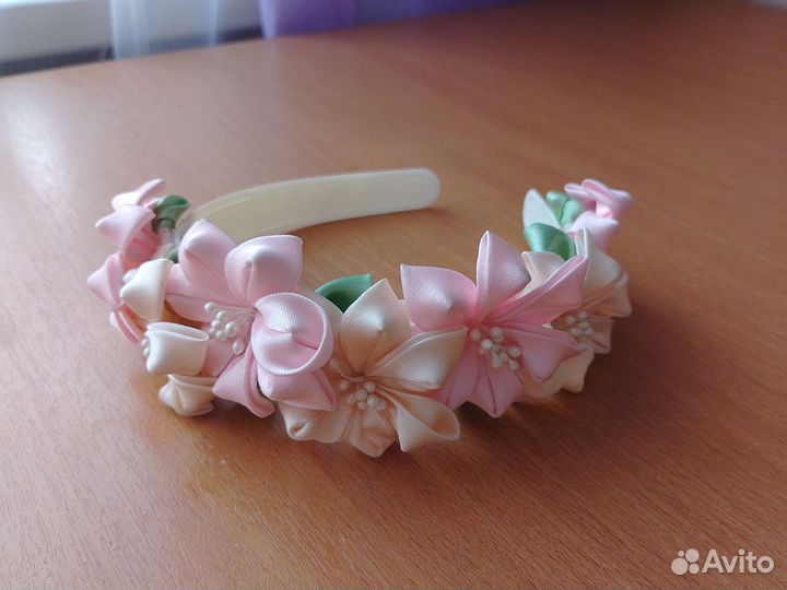 Ободок для волос ручной работы