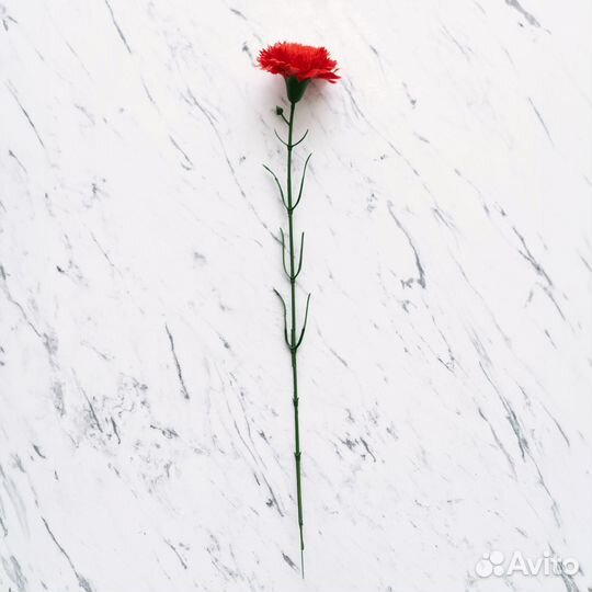 Искусственные гвоздики. Букет из 10 цветов