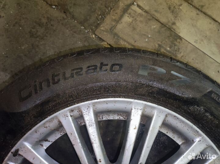 Диск ronal mersedes с резиной Pirelli Cinturato 7p