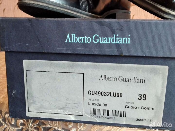 Туфли мужские р.39-40 натуральная кожа пр.Италия п