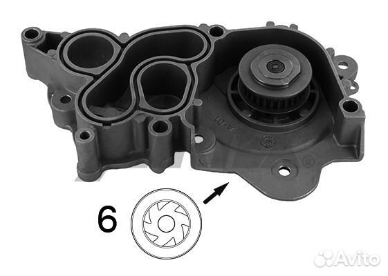 Водяная помпа Rapid/Polo 90/110л.с