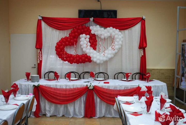 Оформление шарами,гелиевые шары, гирлянда из шаров