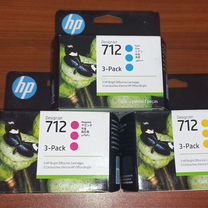 Картриджи HP 712 "3-Pack" 3 цветов (3ED77/78/79A)