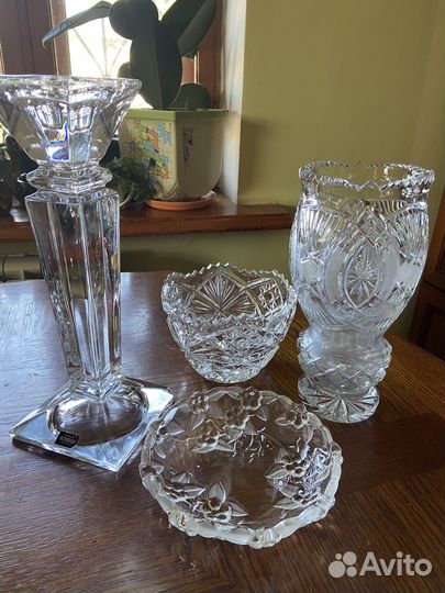 Хрустальная конфетница