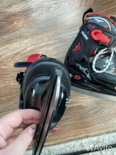 Коньки хоккейные детские раздвижные 27-30р